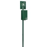Borne déchets canins Hygeca vert mousse ROSSIGNOL