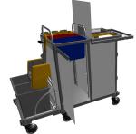 Chariot equipe multiservice  presse VERMOP