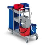 Chariot ménage Ariane 225 et insert de tri sélectif 2x60L DME