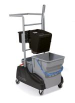 Chariot TM2815 ReFlo seaux 15l  + 28l + presse NUMATIC