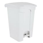 Container plastique à pédale 45L blanc JOFEL