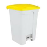 Container plastique à pédale 45L jaune JOFEL