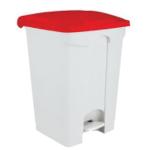 Container plastique à pédale 45L rouge