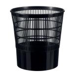 Corbeille à papier 16L CAP plastique noir les 20 ROSSIGNOL