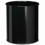 Corbeille à papier 30L PAPEA acier noir ROSSIGNOL
