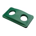 Couvercle vert bouteilles pour poubelle Slim Jim RUBBERMAID