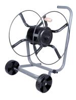 Dévidoir sur roues nu métal D25mm - 50 M pour tuyau 19mm