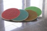 Disques D industriel Janex - jaune - lustrage diam 254 n°3 fin les 2 disques