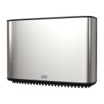 Distributeur papier toilette mini jumbo inox T2 l'unité TORK
