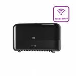 Distributeur papier toilette Twin Mid-Size sans mandrin ABS noir T7 l'unité TORK