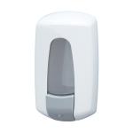 Distributeur savon liquide plastique blanc réservoir transp 900 ml l'unité JOFEL
