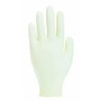 Gants vinyl - crème - non poudrés ex longs usage unique taille M la boîte de 100