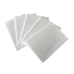 Lavettes anti bactériennes 50x35cm - blanc - les 25 unités