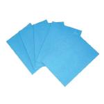 Lavettes anti bactériennes 50x35cm - bleu - les 25 unités