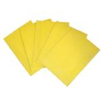 Lavettes anti bactériennes 50x35cm - jaune - les 25 unités