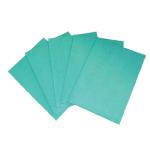 Lavettes anti bactériennes 50x35cm - vert - les 25 unités