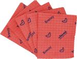 Lavettes microfibre non tissées 35x35cm - rouge - Breazy les 25 unités VILEDA