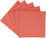 Lavettes microfibre non tissées - rouge - les 5 unités