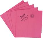 Lavettes microfibre non tissées - rouge - Micronquick les 5 unités VILEDA