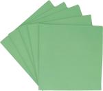 Lavettes microfibre non tissées - vert - les 5 unités