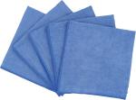 Lavettes microfibre à picots 40x40cm - bleu - les 5 unités