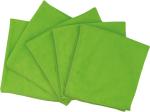 Lavettes microfibre à picots 40x40cm - vert - les 5 unités