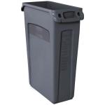 Poubelle 87L grise Slim Jim RUBBERMAID