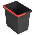 Seau 6L polypropylène anse rouge VERMOP