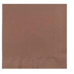 Serv ouate gaufree 2p 20x20 chocolat les 600
