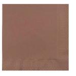 Serv ouate gaufrée 2p 38x38 chocolat les 900