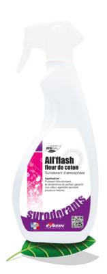 ALLFLASH FLEUR DE COTON Pulvé. 750ML