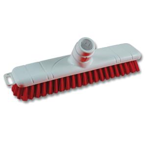 Balai alimentaire dur 30cm douille inclinée - rouge - l'unité