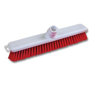 Balai alimentaire dur 40cm douille inclinée - rouge - l'unité