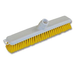 Balai alimentaire dur 50cm douille inclinée - jaune - l'unité