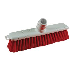 Balai alimentaire souple 30cm douille inclinée - rouge - l'unité