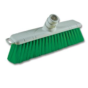 Balai alimentaire souple 30cm douille inclinée - vert - l'unité