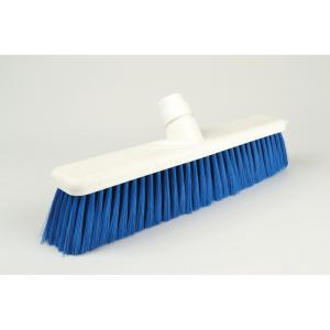 Balai alimentaire souple 40cm douille inclinée - bleu - l'unité