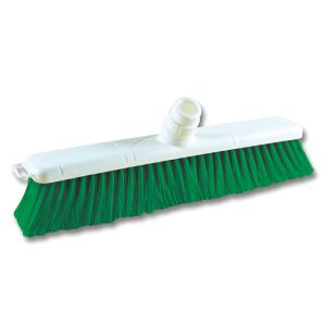 Balai alimentaire souple 40cm douille inclinée - vert - l'unité
