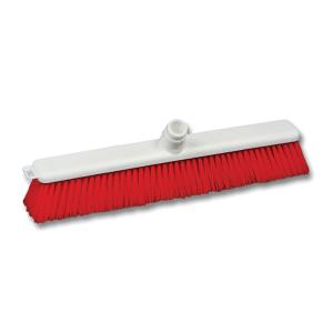 Balai alimentaire souple 50cm douille inclinée - rouge - l'unité