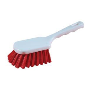 Brosse manche court alimentaire - rouge - l'unité