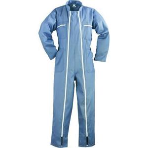 Combinaison de travail poly coton gris taille M l'unité