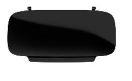 Couvercle poubelle 50L ABS noire B1 TORK