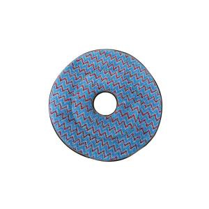 Disques microfibre -bleu/ rouge - EMR récurage diam 432 les 2 disques