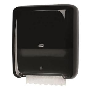 Distributeur essuie-mains Matic® rouleaux noir H1 l'unité TORK