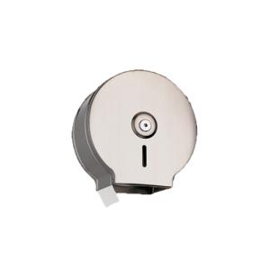 Distributeur papier toilette petit jumbo Futura 300m inox satiné l'unité JOFEL