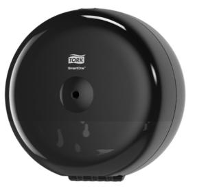 Distributeur papier toilette SmartOne®mini ABS noir T9 l'unité TORK