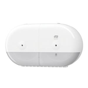 Distributeur papier toilette SmartOne®mini double rlx ABS blanc T9 l'unité TORK