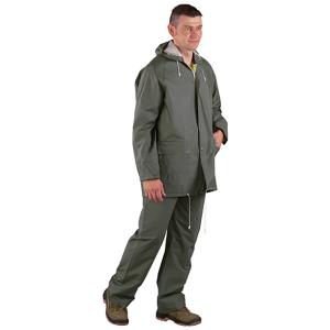 Ensemble pluie à capuche vert taille XL l'unité