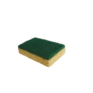 Eponge grattante basic SP - vert/blond - 110x70mm l'unité