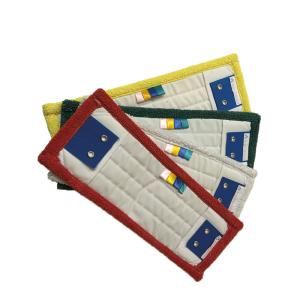 Frange microfibre à poches et languettes - rouge - 40cm l'unité